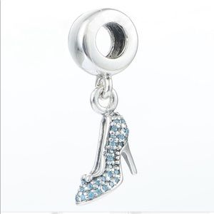 Pandora Cinderella sparking slipper dangle charm